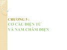 Bài giảng Khí cụ điện - Chương 5: Cơ cấu điện từ và nam châm điện