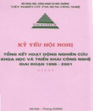 Triển khai công nghệ giai đoạn 1996-2001 và Kỷ yếu hội nghị tổng kết hoạt động nghiên cứu khoa học: Phần 2