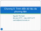 Bài giảng Chương 5: Trình diễn dữ liệu đa phương tiện - Nguyễn Thị Oanh