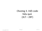 Bài giảng Programming technique: Chương 3 - Lương Mạnh Bá