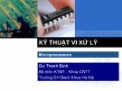 Bài giảng Kỹ thuật vi xử lý: Chương 5 - Dư Thanh Bình