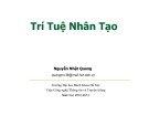 Bài giảng Trí tuệ nhân tạo: Giải quết vấn đề - Nguyễn Nhật Quang (TT)