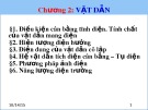 Bài giảng Vật lý đại cương: Chương 2 và chương 3