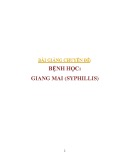 Bài giảng chuyên đề bệnh học: Giang mai (syphillis)