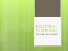 Bài giảng Đại cương về đơn bào