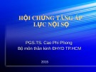 Bài giảng Hội chứng tăng áp lực nội sọ