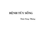 Bài giảng Bệnh tủy sống