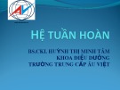 Bài giảng Hệ tuần hoàn - BS.CKI. Huỳnh Thị Minh Tâm