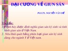 Bài giảng Đại cương về giun sán - PGS.TS. Nguyễn Văn Đề