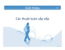 Bài giảng Các thuật toán sắp xếp