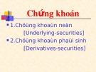 Bài giảng Chứng khoán