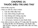 Bài giảng Chương 14: Thuốc điều trị ung thư