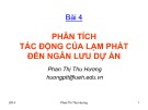 Bài giảng Thẩm định dự án đầu tư - Chương 4: Phân tích tác động của lạm phát đến ngân lưu dự án