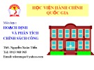 Bài giảng Hoạch định và phân tích chính sách công: Chương 2 - ThS. Nguyễn Xuân Tiến