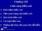 Bài giảng Quản trị học đại cương: Chương 8 - ThS. Trương Quang Vinh