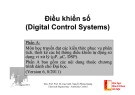 Bài giảng Điều khiển số (Digital Control Systems)