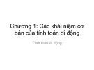 Bài giảng Tính toán di động: Các khái niệm cơ bản của tính toán di động - Hà Quốc Trung