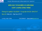 Bài giảng Thí nghiệm và kiểm định chất lượng công trình: Bài 1 - Lương Xuân Chiểu