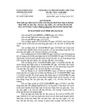 Quyết định số: 42/2015/QĐ-UBND tỉnh Quãng Ngãi