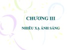 Bài giảng chương 3: Nhiễu xạ ánh sáng