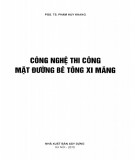 Kỹ thuật thi công mặt đường bê tông xi măng: Phần 1