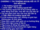 Bài giảng Tóm tắt tài chính quốc tế