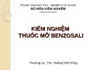 Bài giảng Kiểm nghiệm thuốc mỡ Benzosali - ThS. Hoàng Việt Dũng