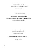 Bản báo cáo niên luận khoa học: Các phương pháp tổng hợp 5-hydroxymethylfurfuran để sản xuất nhiên liệu sinh học