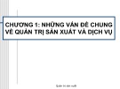 Bài giảng Quản trị sản xuất (312tr)