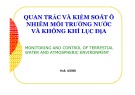 Bài giảng Quan trắc và kiểm soát ô nhiễm môi trường nước và không khí lục địa