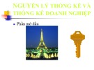 Bài giảng Nguyên lý thống kê và thống kê doanh nghiệp