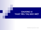 Bài giảng Thuế và hệ thống thuế tại Việt Nam: Chương 4 - Nguyễn Thu Hằng