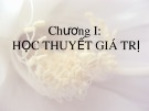 Bài giảng Chương 1: Học thuyết giá trị