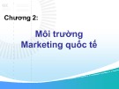 Bài giảng Marketing quốc tế: Chương 2 - Lê Thị Ngọc Diệp