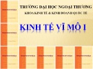 Bài giảng Kinh tế vĩ mô I - Đai học ngoại thương