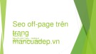 Seo off-page trên trang mancuadep.vn