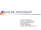 Bài giảng Photoshop: Chương 1 - Bùi Thị Hồng Minh