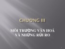 Bài giảng môn Quản trị rủi ro: Chương 3 - ĐH Công nghiệp TP. HCM