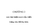 Bài giảng Thị trường chứng khoán: Chương 2 - Đỗ Duy Kiên