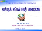 Bài giảng Khái quát về giải thuật song song