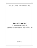 Hướng dẫn giảng dạy Tài liệu bồi dưỡng nghiệp vụ dân số - Kế hoạch hóa gia đình cho cán bộ cấp xã