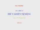 Bài giảng Lý thuyết điều khiển tự động: Chương 5 - Võ Văn Định