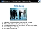 Bài giảng Chương 2: Thị trường - Cung và cầu