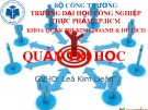 Bài thuyết trình: Giải pháp phát triển kinh tế sau khi Việt Nam gia nhập Hiệp định đối tác kinh tế chiến lược xuyên Thái Bình Dương