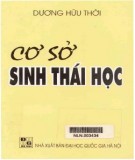 Giáo trình Cơ sở sinh thái học: Phần 1