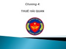 Bài giảng Nghiệp vụ hải quan: Chương 4: Thuế hải quan (Phan Thu Hien)