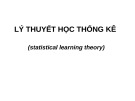 Bài giảng Lý thuyết học thống kê (statistical learning theory)