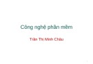 Bài giảng Công nghệ phần mềm - Trần Thị Minh Châu