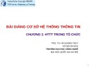 Bài giảng Cơ sở hệ thống thông tin: Chương 2 - TS. Hà Quang Thụy