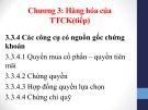 Bài giảng Thị trường chứng khoán: Chương 3 (tt) - Đoàn Thị Thu Trang